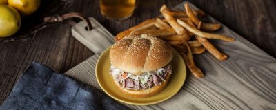 bojangles bbq sandwich with fries meal