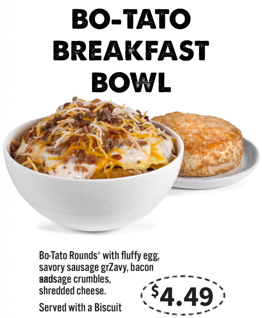BoTato Breakfast Bowl Bojangles'® / Tands, Inc.