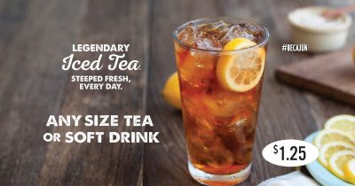 bojangles legendary iced tea trending